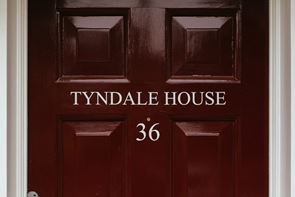 Tyndale House red front door