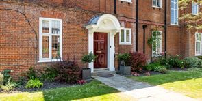 Tyndale House front door slightly ajar